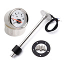 #A 0-190ohm Digital Fuel Gauge Ip67 Waterproof for RV Digital Water Level Indica