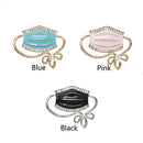 Fashion Bowknot Charm Mouth Shape Jewelry Corsage Brooch Jeans accessories Pin