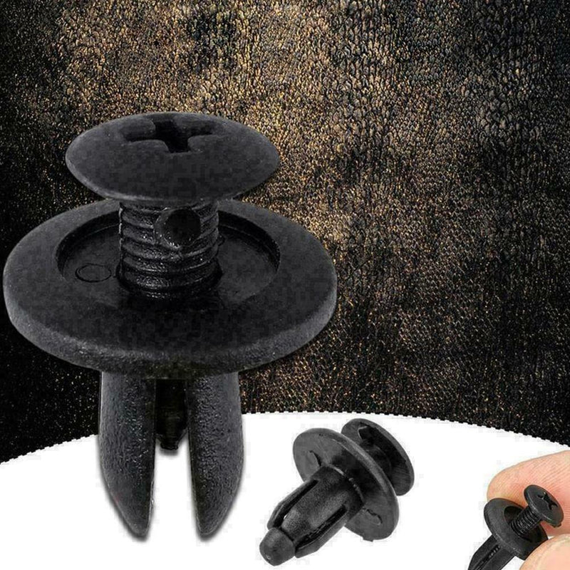 100PCS Trunk Screw Rivets Set Bumper Car Fender For Auto M5Y8 Pl Fastener K6K0