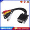 VGA to S-Video 3RCA Male to Female TV AV Out Converter Cable Adapter for PC