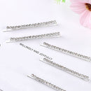 Style Shiny Hair Clips Rhinestones Hairpins Crystal Hairgrip Metal Barrette