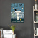 Bathing Cat Retro Metal Plate Tin Sign Plaque Poster Wall Art for Bar (4)