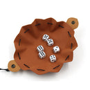 PU Leather Dice Bag Pouch with Drawstring Coin Purse DND Dice Storage Bags Newly