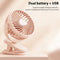 #A Ultra Quiet Clip-on Fan Portable Rotatable Desktop Cooling Mute Fan Air Coole