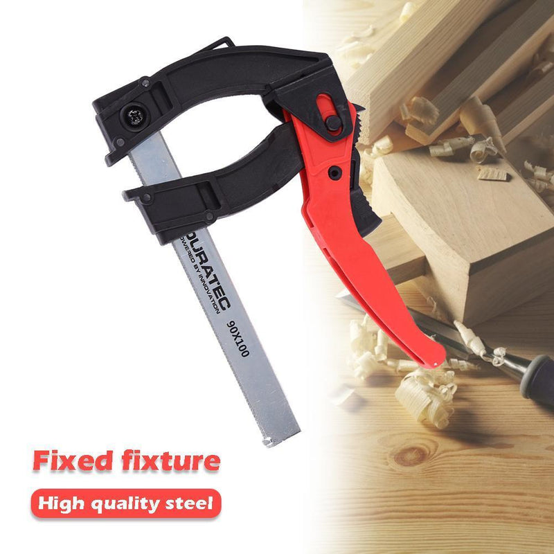 DURATEC Ratchet F Clamp Woodworking Clamp Quick Grip Wood Clip (DT64090100)