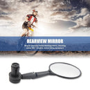 2pc Bicycle Handlebar End Mirrors 360 Rotatable Bike Side Rearview Mirror
