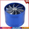 Car Refitting Turbine Turbo Charger Air Intake Gas Fuel Saver Fan Vent #F