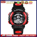 5pcs Multifunction Waterproof Sports Electronic Children Watches (Red)