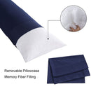 Full Body Pillowcase Breathable Long Bed Pillow Slip for Side Sleeper Adults