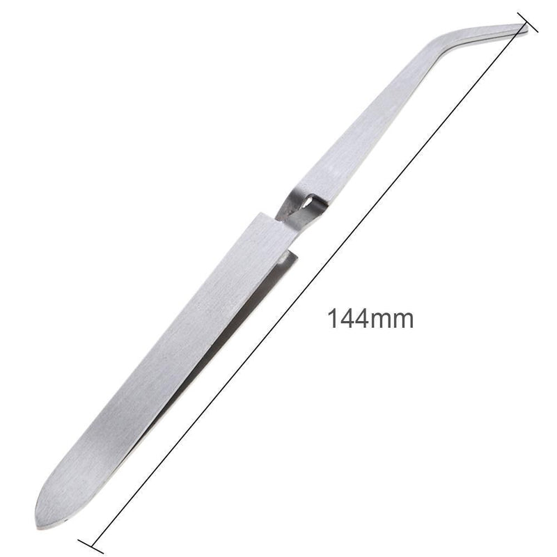 1pc Stainless Steel Nail Art Shaping Tweezer Clip for UV Gel Manicure Tool