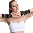 Wrist Brace Guard Sports Fitness Compression Wrap Elastic Hand Gloves (M)