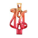 Road Cycling Bike Bottle Rack Plating Bicycle Water Holder Colorful (Red) Newly