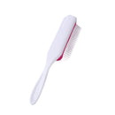 9 Rows Styling Brush Straight Curly Hair Detangling Massage Comb (White) Newly