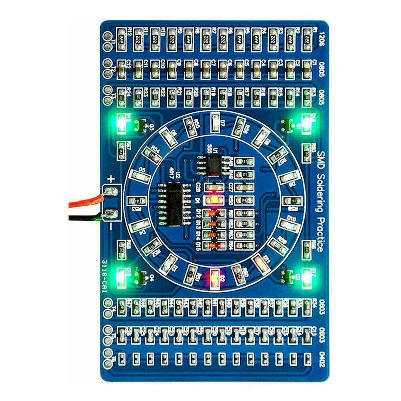 Soldering Practice SMD Circuit Board LED Electronics x DIY 1 Project Kit I7A2