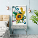 Diamond Painted DIY Quilling Paper Partial Special Drill Picture Home Decorat