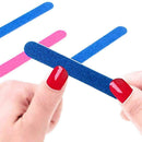 Double Sided Sandpaper Nail Files STRAIGHT Fine Grit Acrylics cca File G0V1