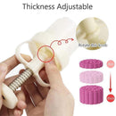 Plastic Material Mooncake Mold Flower Shape Stamps Moon Cakes Moulds DIY Baking`