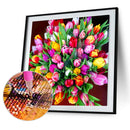 5D DIY Diamond Painting Kits Tulips Full Round Drill Wall Decor Crafts Mosa