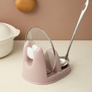 Vertical Pot Cover Rack Tableware Storage Rack Soup Spoon Rack Pot Lid Rack