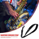 Soprano Saxophone Harness Adjustable Sax Shoulder Neck Strap Belts (Black) Newly