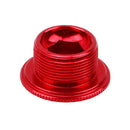 Mountain Bike Tooth Plate Crank Screw Cap Crankset Crank Cover (Red M20)