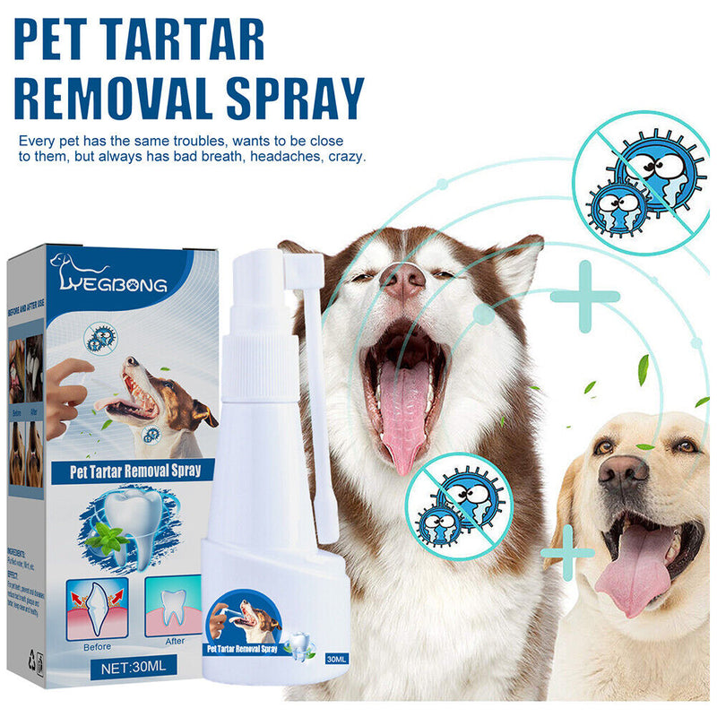 Pet Oral Remover Spray Mint Flavor Dog-Dental Spray Oral Healthy Care Pet