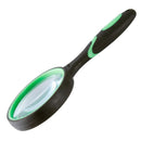 10X Magnifying Glass Handheld Magnifier Thickened Glass Lens Portable Eye L