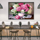 Diamond Painting Flower Round Rhinestone Wall Picture Decor