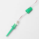 Round Shape Clamp Electronic Testing Test Probe Hook Clip Multimeter Lead Wire