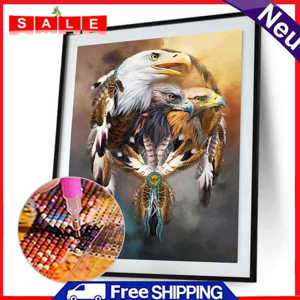 Gleda 5D Diamond DIY Painting Craft Kit Home Decoration Rhinestone + Canvas Diamond