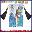 2pcs DIY Diamond Painting Leather Bookmark Lady Special-shaped Drill Book Mar