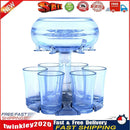 6 Shot Glass Wine Whisky Beer Dispenser Holder for Home Party (Sky Blue) Newly