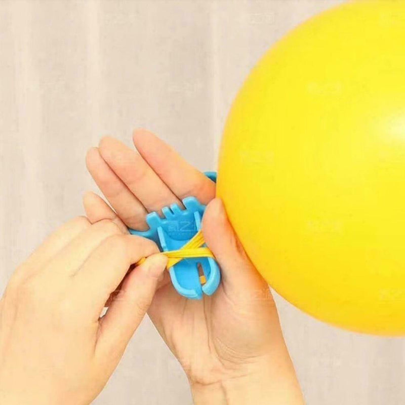Easy To Use Knot Tying Tool For Latex Balloons Supplies Tie Clips Balloon O3R3