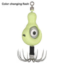 Fishing lures Light LED Deep Sea Glowing Luminous Cuttlefish Squid Jig Hook Bai.