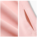 Ice Silk Hanging Ear Face Neck Scarf UV Protection Gaiter Bandana (Pink) Newly