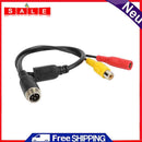 YouN M12 4-Pin Aviation Head Male to RCA DC Female CCTV Camera AV Adapter Cable
