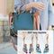 4pcs DIY Diamond Keychain Special Shaped Full Drill Feet Painting Keyring Newly
