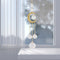 #A Wind Chime Crystal Ornament Diamond Pipa Moon Prism Windbell Pendant Jewelry