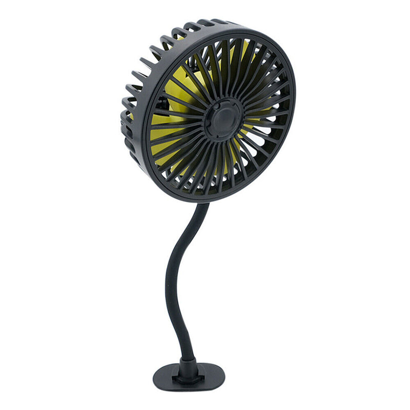 Car Back Fan 3-speed Wind Adjustment USB Auto Air Cooler Cooling System