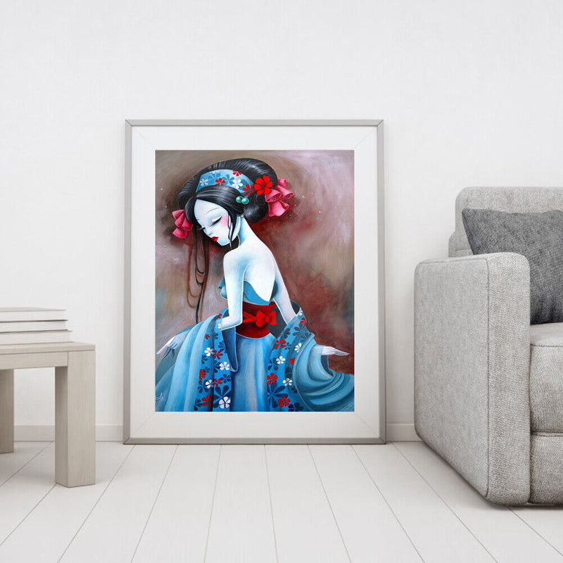 Dancing Girl Oil Paint By Numbers Hand Painted Wall Art Craft Home Decorations