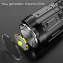 Bright Led Flashlight Powerful Flashlight Built in Battery Lighting Portable