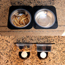 Reptile Dual Purpose Water Food Pot Gecko Bread Insect Feeding Bowl (B)