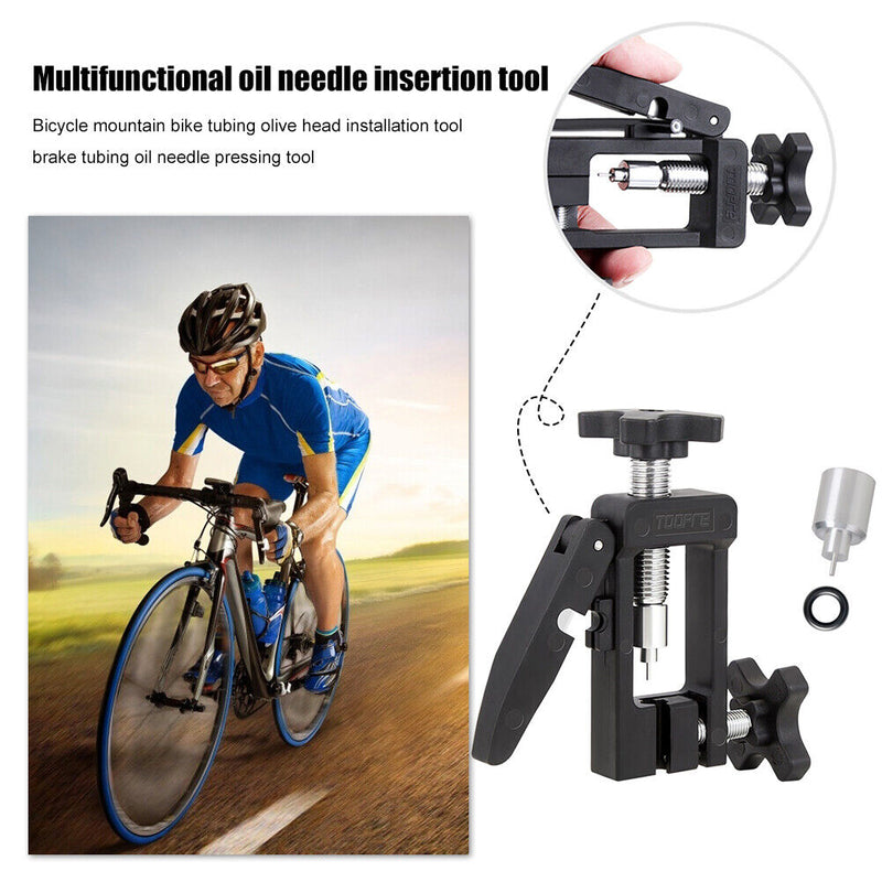 MTB Road Bike Brake Oil Needle Press Installation Tool Hose Cutter (Nylon) Newly