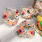 Elastic Hairband Hair Bands Transparent Net Yarn Embroidery Flower Korea Chic