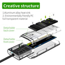 M.2 To USB3.1 Type-C SSD for B Key NGFF SATA M.2 SSD Case Enclosure (Black)