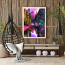 5D DIY Diamond Painting Kits Tree Lake Full Round Drill Wall Decor Art Craf