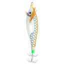 Luminous Artificial Jigs Fishing Lures Cuttlefish Catcher Tackle (Yellow White)