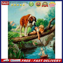 5D Diamond Painting Kit Animal Full Round Drill Rhinestone DIY Wall Art Craft