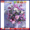 5D DIY Diamond Painted Round Diamond Flowers LD162