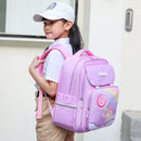#A Rainbow Gradient Kid Backpack Kindergarten Children Boy Girl Oxford Cloth Cas